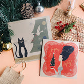 Christmas Square Greeting Card